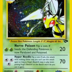 Gym Challenge - 009/132 - Koga's Beedrill - Holo (Near Mint -)