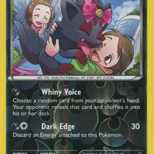 Breakthrough - 090/162 - Zorua - Reverse Holo