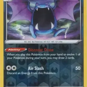 Battle Styles - 090/163 - Golbat Reverse Holo