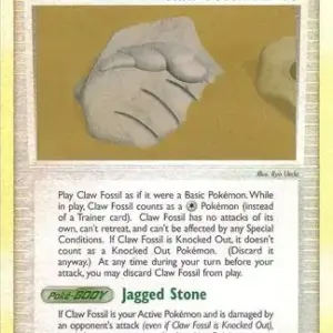 EX Sandstorm - 090/100 - Claw Fossil - Reverse Holo