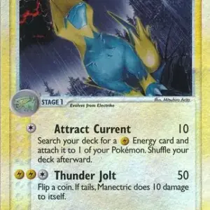 EX Ruby & Sapphire - 009/109 - Manectric - Reverse Holo (Moderately Played)
