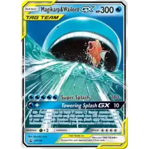 Black Star Promo - SM166 - Magikarp & Wailord GX (Moderately Played)