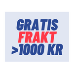 Gratis frakt >1000 kr