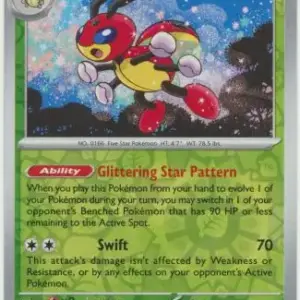 Stellar Crown - 003/142 - Ledian - Reverse Holo