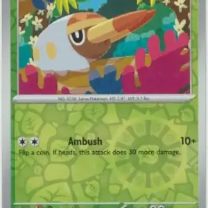 Stellar Crown - 009/142 - Grubbin - Reverse Holo