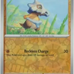 Stellar Crown - 072/142 - Cubone - Reverse Holo