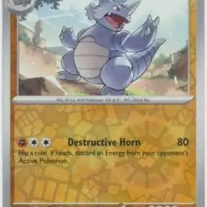 Stellar Crown - 075/142 - Rhydon - Reverse Holo