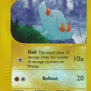 Aquapolis - 100/147 - Phanpy - Reverse Holo