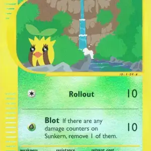 Skyridge - 106/144 - Sunkern - Reverse Holo (Damaged)