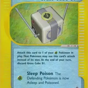 Aquapolis - 124/147 - Grass Cube 01 - Reverse Holo