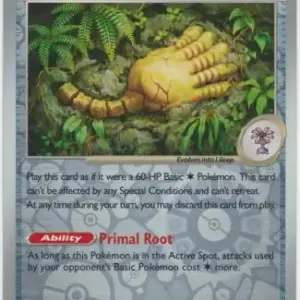 Stellar Crown - 130/142 - Antique Root Fossil - Reverse Holo