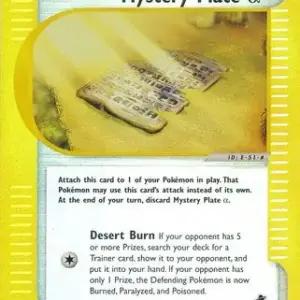 Skyridge - 133/144 - Mystery Plate (Alpha) - Reverse Holo