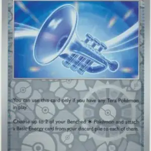 Stellar Crown - 135/142 - Glass Trumpet - Reverse Holo