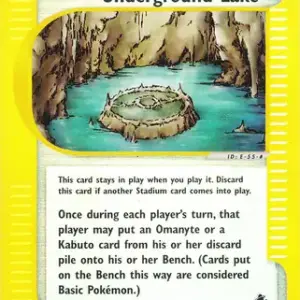 Skyridge - 141/144 - Underground Lake - Reverse Holo (Moderately Played)