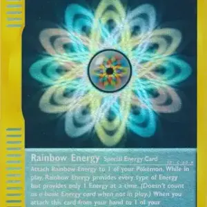 Aquapolis - 144/147 - Rainbow Energy - Reverse Holo Rare (Moderately Played)