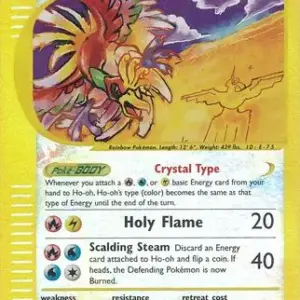 Skyridge - 149/144 - Ho-oh - Secret Rare - Reverse Holo (Damaged)