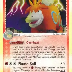 EX Team Magma vs Team Aqua - 19/95 - Team Magma's Camerupt - Reverse Holo Rare (Moderately Played)