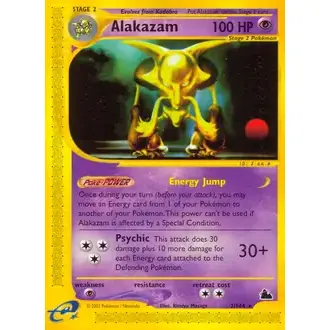 Skyridge - 2/144 - Alakazam - Rare (Heavily Played)