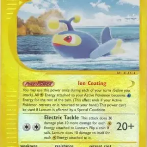 Aquapolis - 21/147 - Lanturn - Reverse Holo - Rare (Near Mint -)