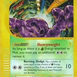 Aquapolis - 23/147 - Muk - Reverse Holo - Rare (Damaged)