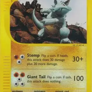 Skyridge - 29/144 - Rhydon - Reverse Holo - Rare (Lightly Played)