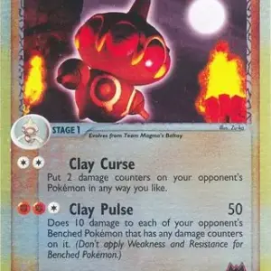 EX Team Magma vs Team Aqua - 33/95 - Team Magma's Claydol - Reverse Holo