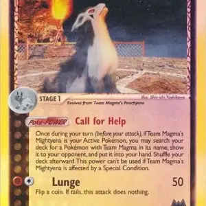 EX Team Magma vs Team Aqua - 37/95 - Team Magma's Mightyena - Reverse Holo (Lightly Played)