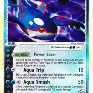 EX Team Magma vs Team Aqua - 3/95 - Team Aqua's Kyogre - Reverse Holo Rare (Lightly Played)