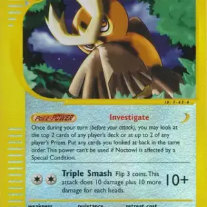 Skyridge - 40/144 - Noctowl - Reverse Holo (Lightly Played)