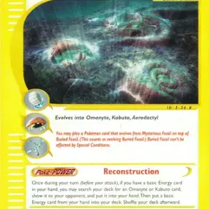 Skyridge - 47/144 - Buried Fossil - Reverse Holo