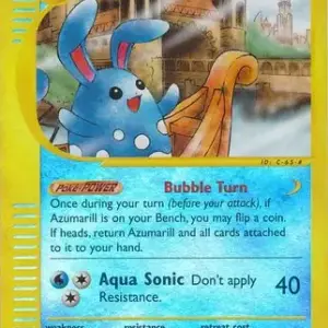 Aquapolis - 4/147 - Azumarill - Reverse Holo - Rare