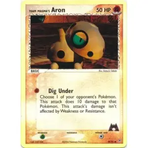 EX Team Magma vs Team Aqua - 59/95 - Team Magma's Aron (Lightly Played)
