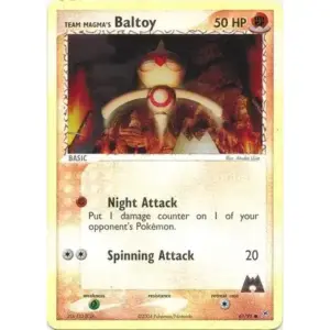 EX Team Magma vs Team Aqua - 61/95 - Team Magma's Baltoy (Near Mint -)