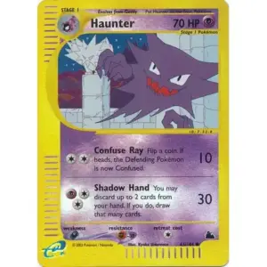 Skyridge - 63/144 - Haunter - Reverse Holo (Heavily Played)