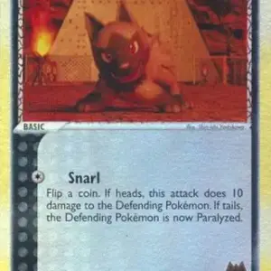 EX Team Magma vs Team Aqua - 65/95 - Team Magma's Poochyena - Reverse Holo