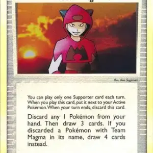 EX Team Magma vs Team Aqua - 70/95 - Team Magma Schemer - Reverse Holo (Lightly Played)
