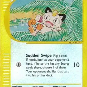 Skyridge - 78/144 - Meowth - Reverse Holo (Lightly Played)