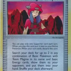 EX Team Magma vs Team Aqua - 82/95 - Team Magma Conspirator - Reverse Holo (Lightly Played)