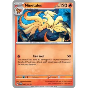 Surging Sparks - 017/191 - Ninetales - Reverse Holo