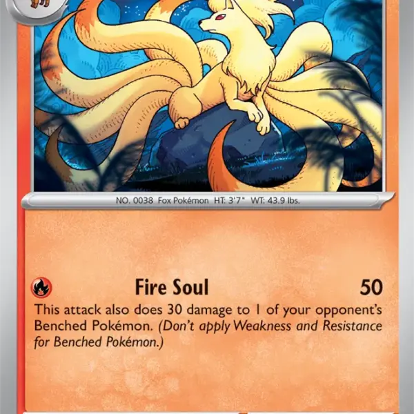 Surging Sparks - 017/191 - Ninetales - Reverse Holo