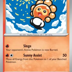 Surging Sparks - 020/191 - Castform Sunny Form - Reverse Holo