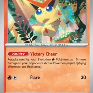 Surging Sparks - 021/191 - Victini - Reverse Holo