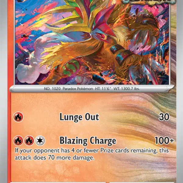 Surging Sparks - 038/191 - Gouging Fire - Reverse Holo Rare