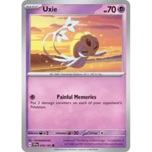 Surging Sparks - 078/191 - Uxie - Reverse Holo