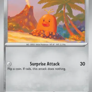 Surging Sparks - 122/191 - Alolan Diglett - Reverse Holo
