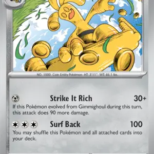 Surging Sparks - 131/191 - Gholdengo - Reverse Holo