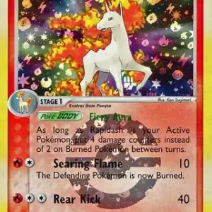 EX FireRed & Leaf Green - 13/112 - Rapidash - Reverse Holo Rare