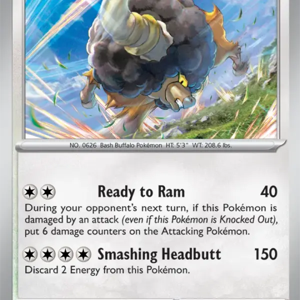 Surging Sparks - 151/191 - Bouffalant - Reverse Holo