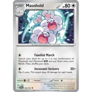 Surging Sparks - 158/191 - Maushold - Reverse Holo