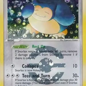 EX FireRed & Leaf Green - 15/112 - Snorlax - Reverse Holo Rare (Moderately Played)